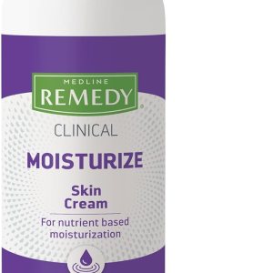 Medline Remedy Clinical Skin Cream Moisturizer, Unscented (16 fl oz Pump Bottle), Nourishing for Dry Skin, Paraben & Sulfate-Free Moisturizing Cream for Face and Body, Lotion for Sensitive Skin