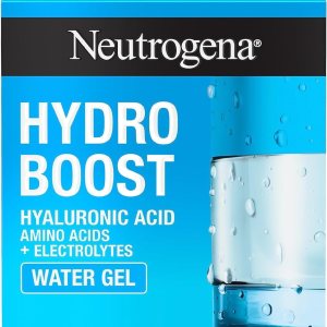 Neutrogena Hydro Boost Hyaluronic Acid Hydrating Water Gel Daily Face Moisturizer for Dry Skin, Oil-Free, Non-Comedogenic Face Lotion, 1.7 fl. Oz