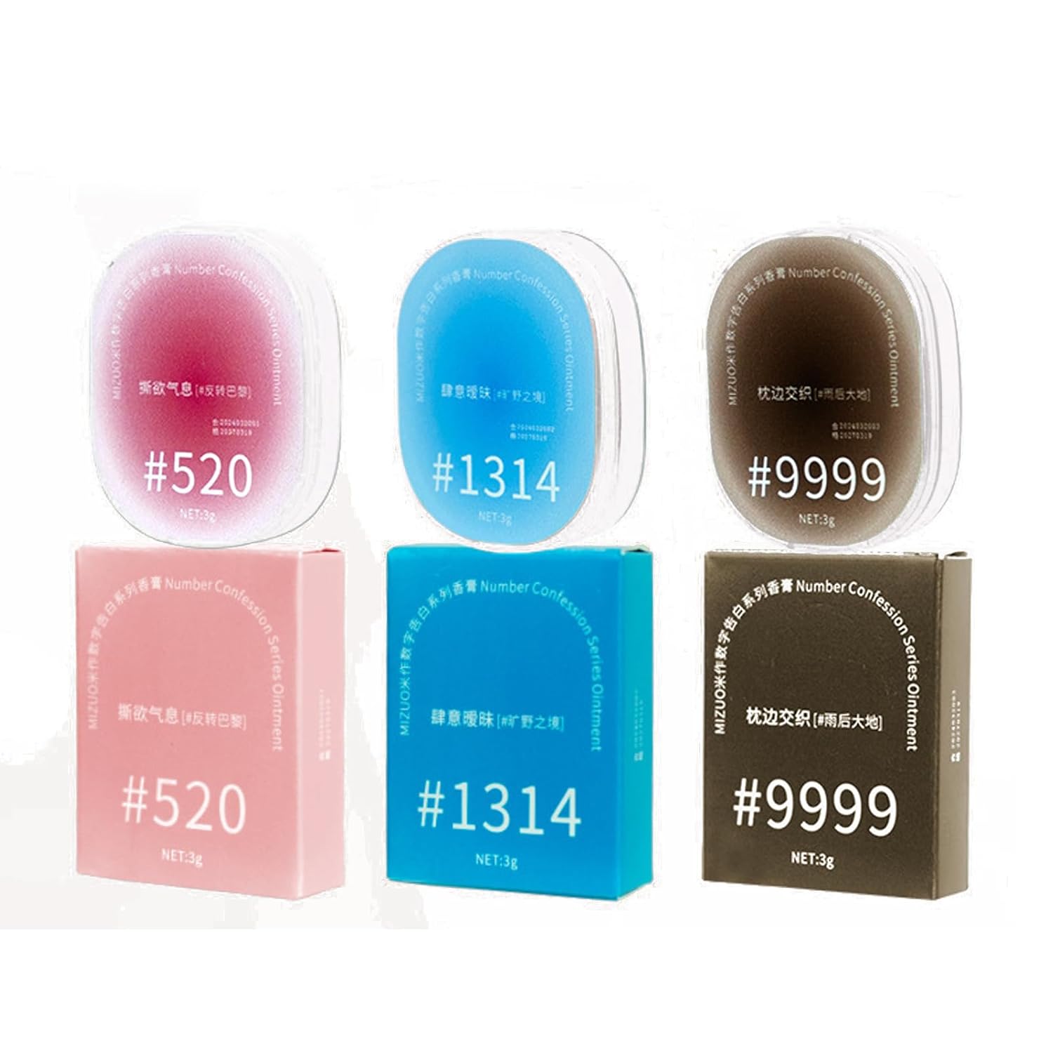 3 Packs Solid Balms Set Solid Perfume Portable Pocket Balm Perfume Perfect for Travel Use Natural Fragrance Perfume for Men and Women, Each 0.12 Oz 3 Packs Solid Balms Set Solid Perfume Portable Pocket Balm Perfume Perfect for Travel Use Natural Fragrance Perfume for Men and Women, Each 0.12 Oz