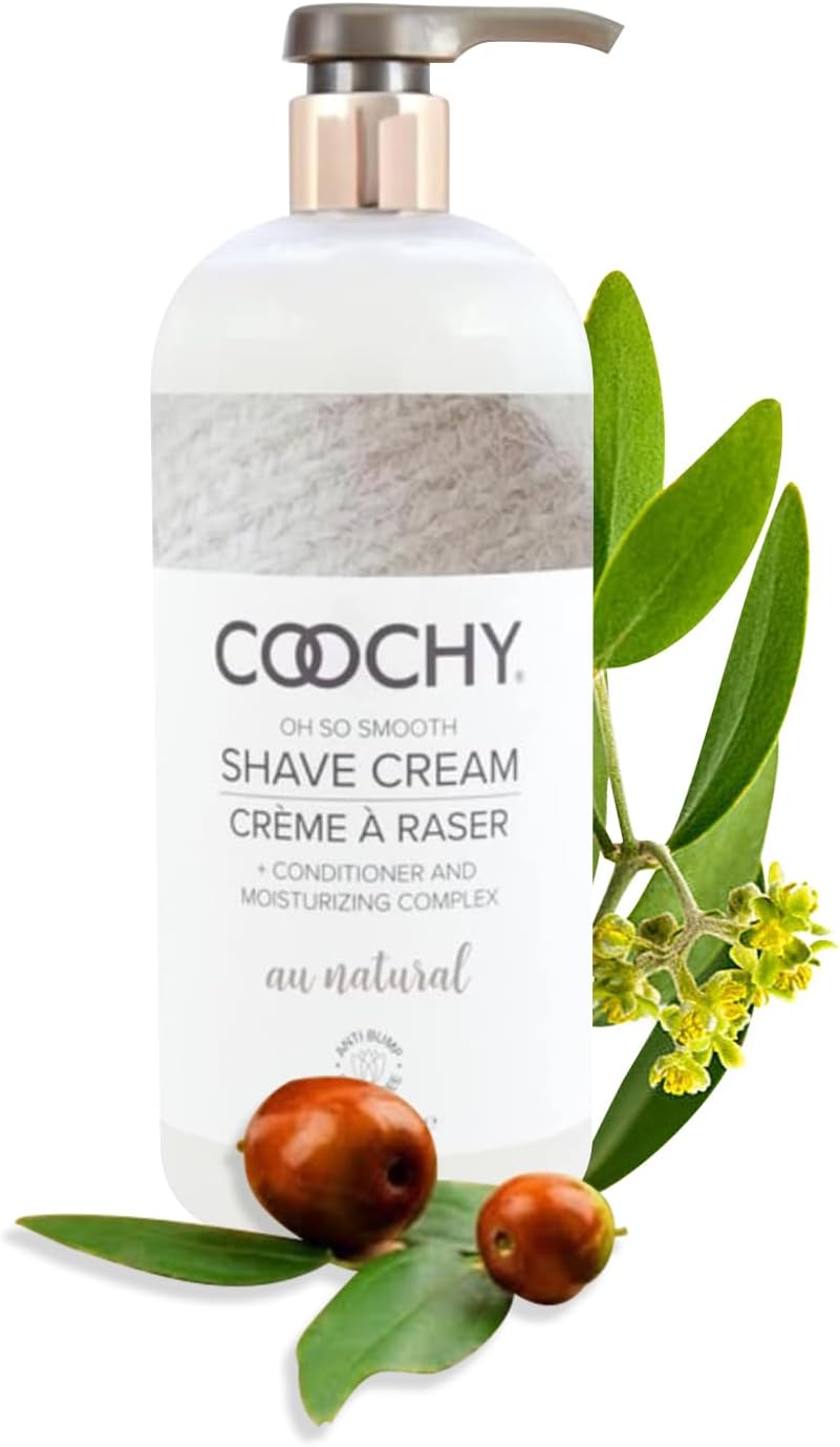Coochy Intimate Shaving Cream | Shave Conditioner & Moisturizer for Face & Body | Ideal for Sensitive Skin Care, Anti-Bump | Au Natural,32 oz Coochy Intimate Shaving Cream | Shave Conditioner & Moisturizer for Face & Body | Ideal for Sensitive Skin Care, Anti-Bump | Au Natural,32 oz