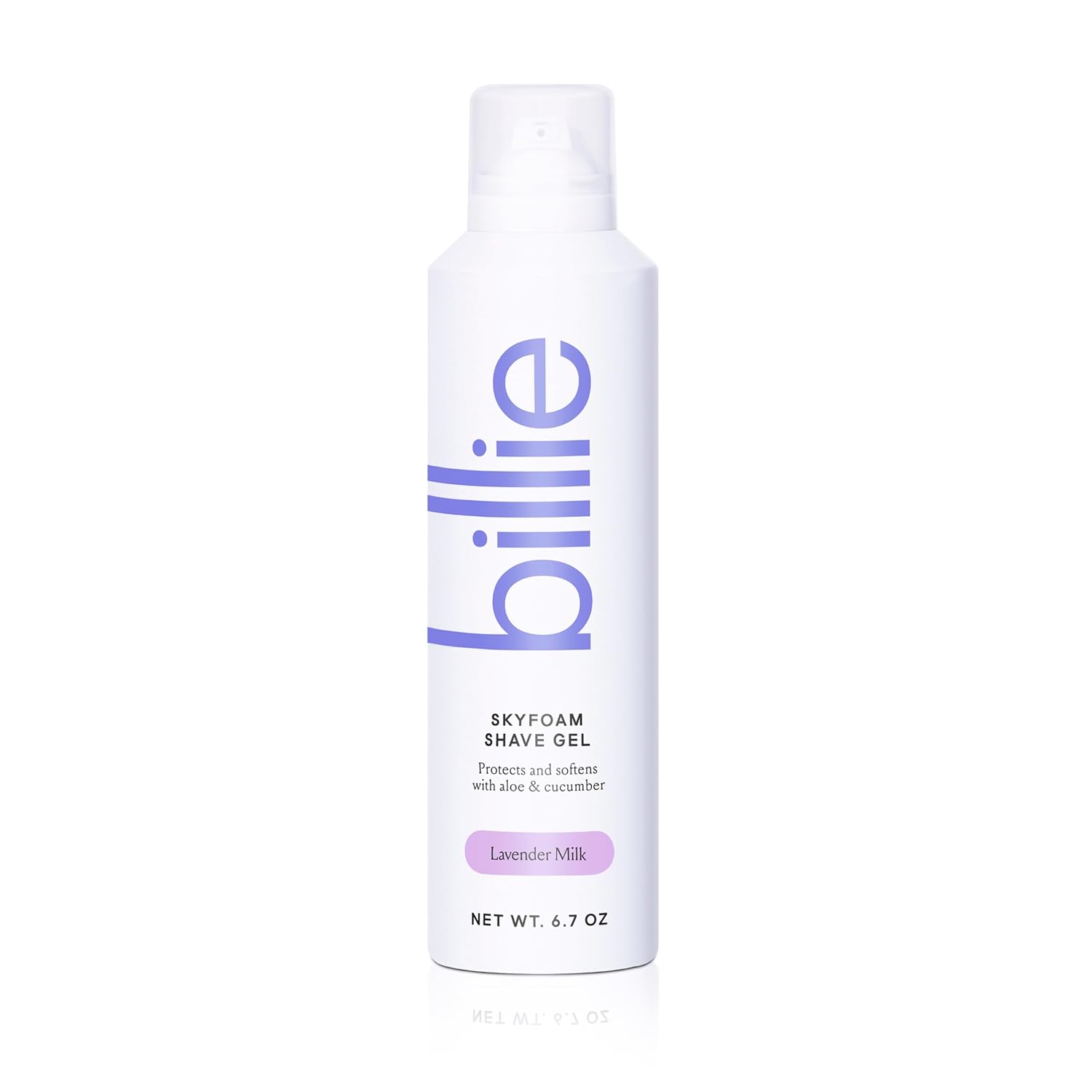 Billie SkyFoam Shave Gel – Lavender Milk Scent – Water-activated Foam – Made With Aloe & Cucumber – For A Close, Smooth Shave – 6.7 fl oz Billie SkyFoam Shave Gel – Lavender Milk Scent – Water-activated Foam – Made With Aloe & Cucumber – For A Close, Smooth Shave – 6.7 fl oz
