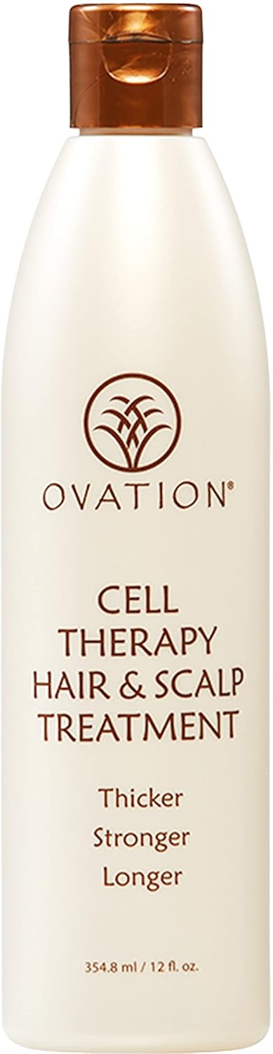 Ovation Hair Cell Therapy Hair & Scalp Treatment for Women – For All Hair Types – 12 oz – Helps Reduce Hair Breakage, Split Ends – No Sulfates or Parabens – With Biotin, Vitamin B5, and Aloe Vera Ovation Hair Cell Therapy Hair & Scalp Treatment for Women – For All Hair Types – 12 oz – Helps Reduce Hair Breakage, Split Ends – No Sulfates or Parabens – With Biotin, Vitamin B5, and Aloe Vera