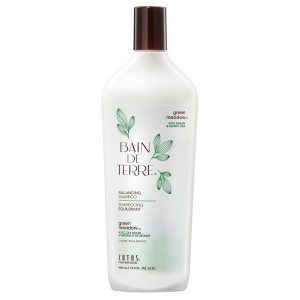 Bain de Terre Balancing Shampoo | Green Meadow | Restores Optimal Balance for Normal, Oily Hair | Argan & Monoi Oils | Paraben Free | Color-Safe