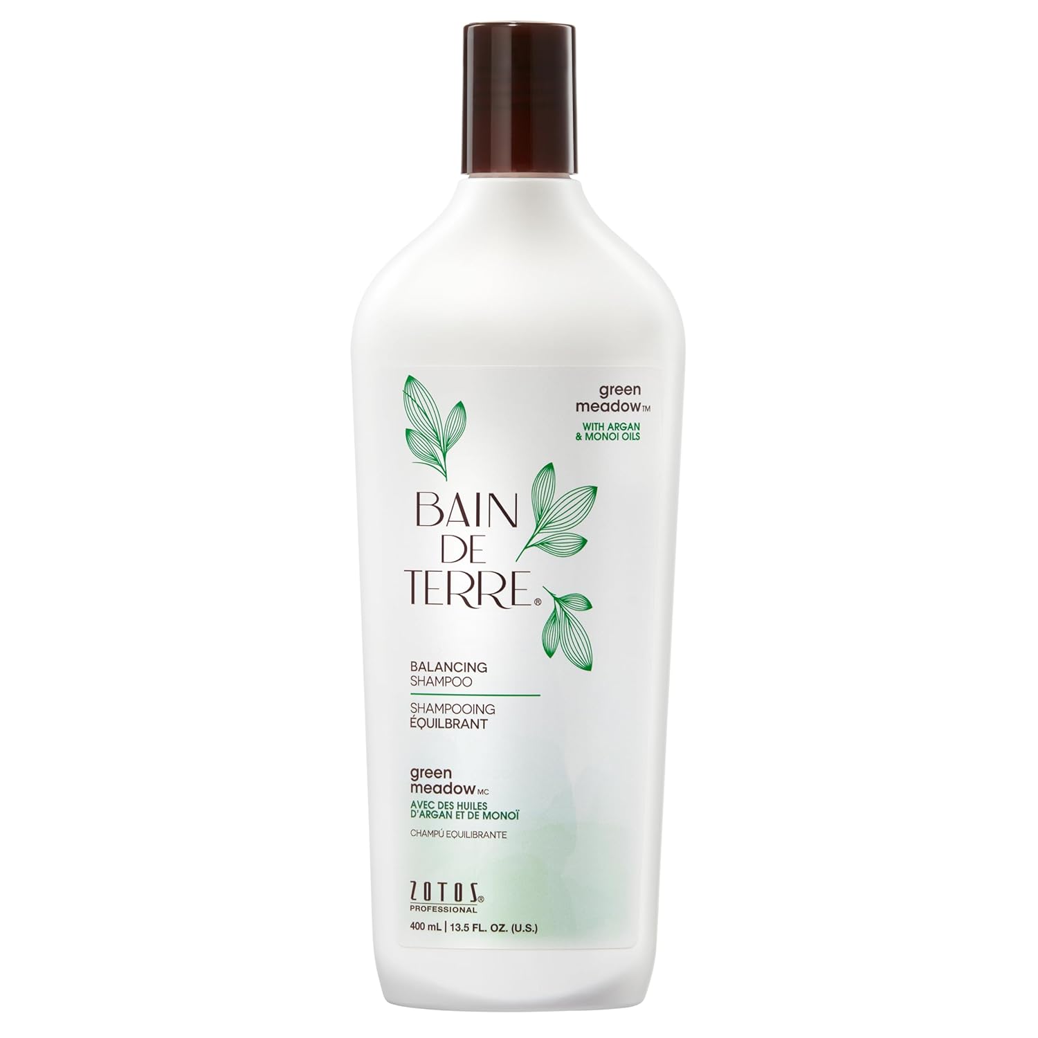Bain de Terre Balancing Shampoo | Green Meadow | Restores Optimal Balance for Normal, Oily Hair | Argan & Monoi Oils | Paraben Free | Color-Safe Bain de Terre Balancing Shampoo | Green Meadow | Restores Optimal Balance for Normal, Oily Hair | Argan & Monoi Oils | Paraben Free | Color-Safe
