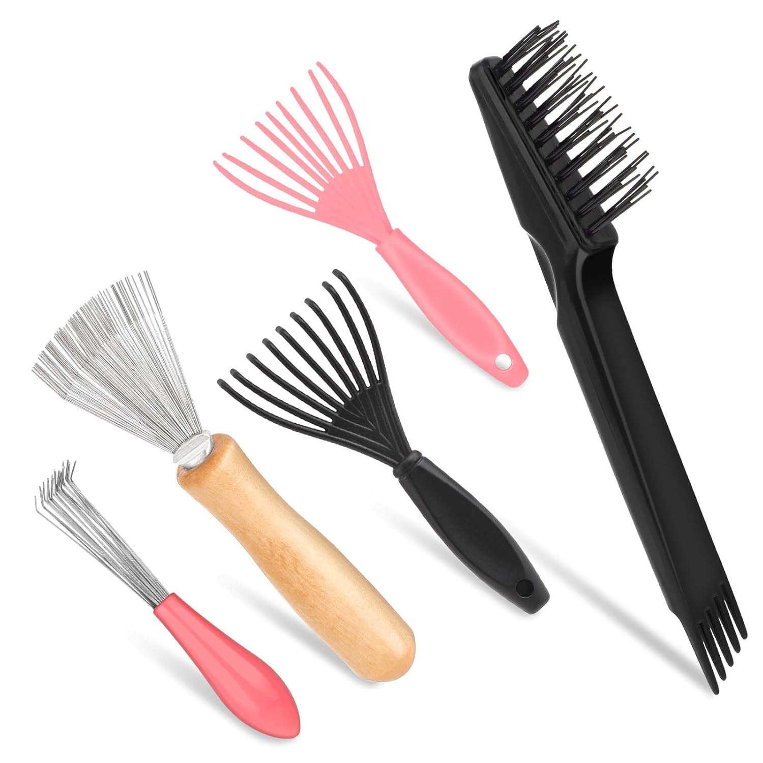 5 Pieces Hair Brush Cleaner Tool Kit Mini Hairbrush Cleaner Tool Various Hair Comb Cleaner Remove Comb Embedded Tool Hair Brush Cleaning Rake for Removing Hair Dust Home and Salon Use 5 Pieces Hair Brush Cleaner Tool Kit Mini Hairbrush Cleaner Tool Various Hair Comb Cleaner Remove Comb Embedded Tool Hair Brush Cleaning Rake for Removing Hair Dust Home and Salon Use