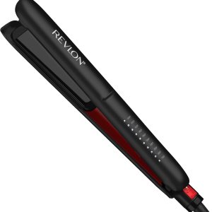 Revlon SmoothStay Coconut Oil-Infused Straightener | for Sleek, Shiny Looks (1 in)