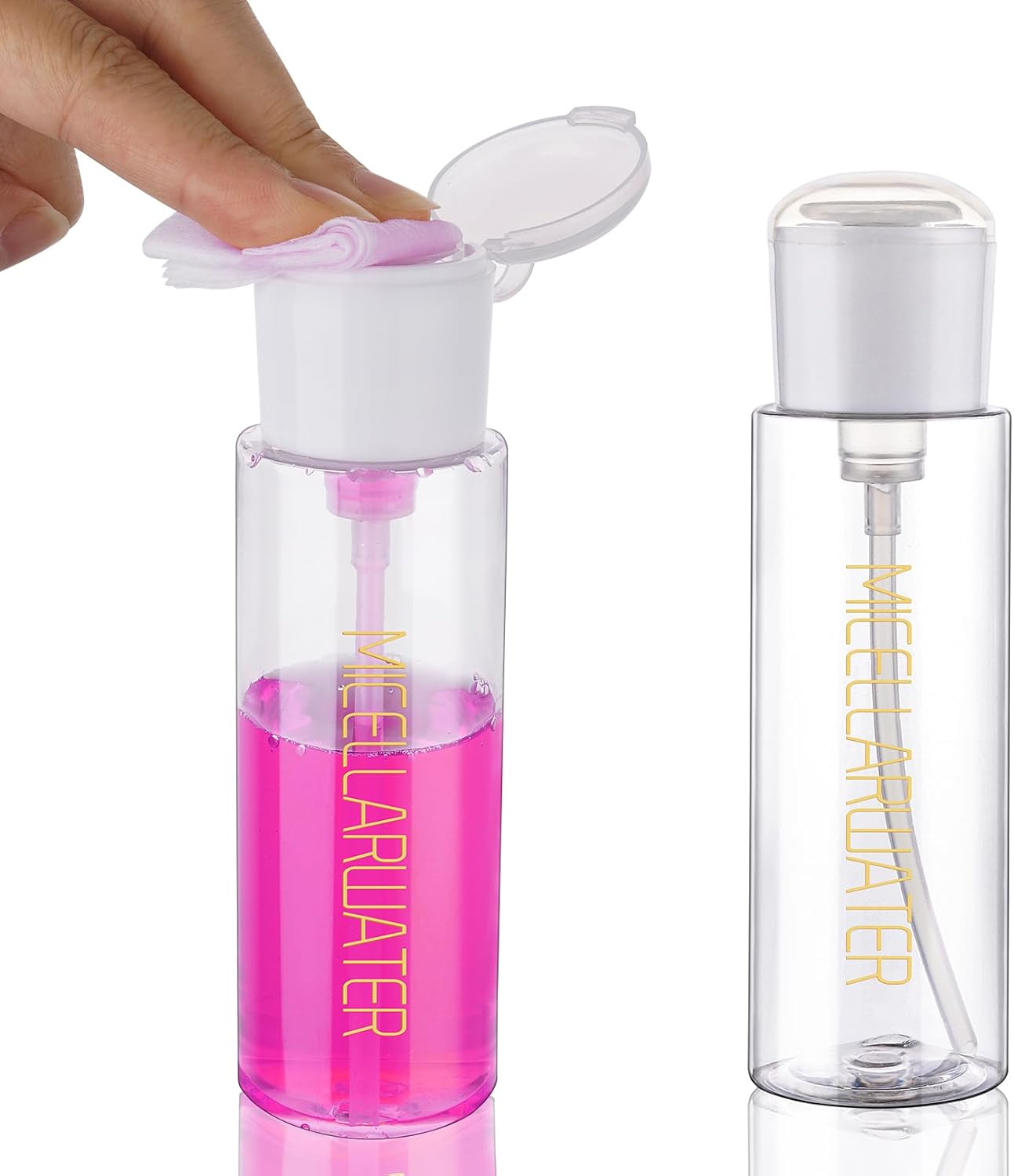 Push Down Pump Dispenser 2 Pack 3.4oz TSA Approved Nail Polish Remover Pump Dispenser Refillable Makeup Remover Dispenser Empty Plastic Pump Bottle for Micellar Water Makeup Remover Nail Art Push Down Pump Dispenser 2 Pack 3.4oz TSA Approved Nail Polish Remover Pump Dispenser Refillable Makeup Remover Dispenser Empty Plastic Pump Bottle for Micellar Water Makeup Remover Nail Art
