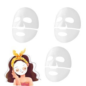 Bio Collagen Face Mask, Bio-Collagen Deep Mask, Pure Collagen Films Korean Deep Hydrating Firming Overnight Hydrogel Mask, Deep Collagen Anti Wrinkle Lifting Mask for Improve Moistur (3PCS)