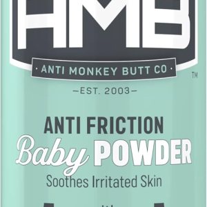 Anti Monkey Butt Baby Powder, Cornstarch Baby Powder Prevents Diaper Rash, Talc Free Hypoallergenic Formula with Calamine, Anti Chafing and Anti Itch, 8 oz