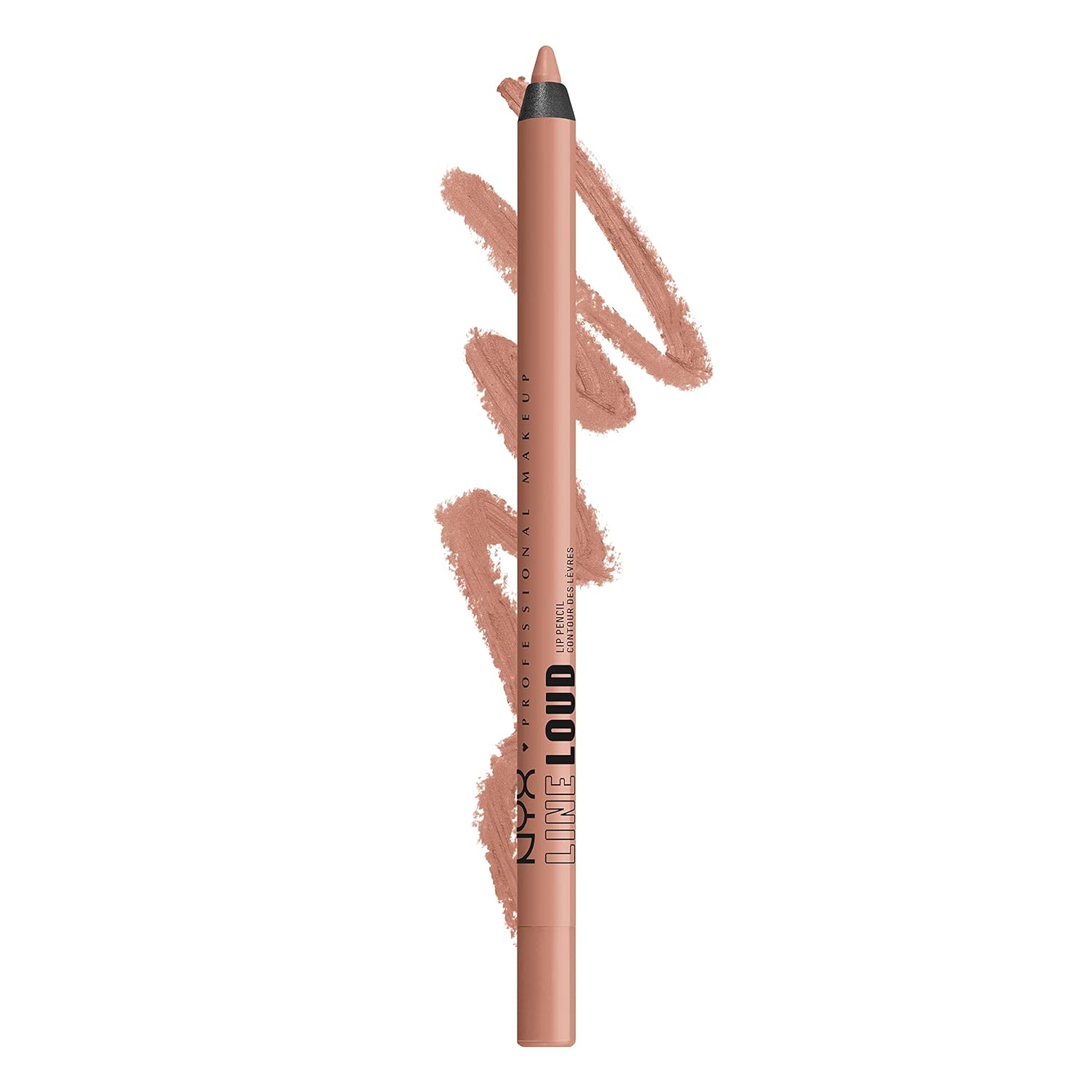 NYX PROFESSIONAL MAKEUP Line Loud Lip Liner, Longwear and Pigmented Lip Pencil with Jojoba Oil & Vitamin E – Goal Crusher (Midtone Beige) NYX PROFESSIONAL MAKEUP Line Loud Lip Liner, Longwear and Pigmented Lip Pencil with Jojoba Oil & Vitamin E – Goal Crusher (Midtone Beige)