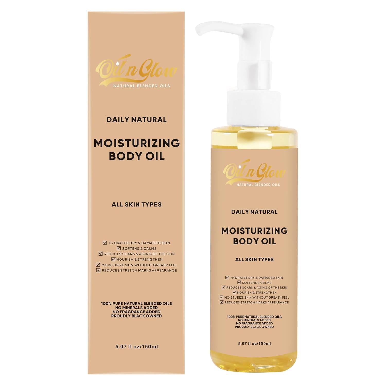 100% Pure Organic Hydrating Body Oil After Shower with Vitamin E, Coconut, Jojoba, Olive & Sweet Almond Moisturizing Body Oil For Women & Men Dry Skin – Unscented 5.07 fl oz/150ml 100% Pure Organic Hydrating Body Oil After Shower with Vitamin E, Coconut, Jojoba, Olive & Sweet Almond Moisturizing Body Oil For Women & Men Dry Skin – Unscented 5.07 fl oz/150ml