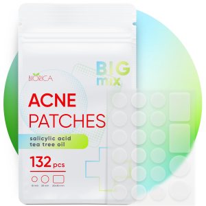 Pimple Patches for Face with Tea Tree Oil. Hydrocolloid Acne Pimple Patches. Blemish, Acne Dot Stickers (132 Count (Pack of 1), 132, Count)