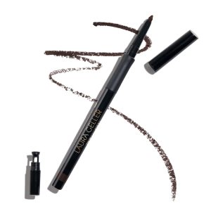 LAURA GELLER NEW YORK INKcredible Gel Eyeliner – Brown Eyed Girl – Waterproof Smudge-proof Eyeliner Pencil – Built in Sharpener