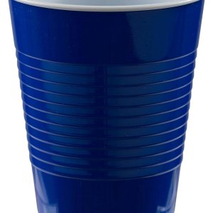 Bright Royal Blue Plastic Cups (Pack of 20) – 18 oz. – Versatile Drinkware for Indoor & Outdoor Parties, Weddings, Birthdays, Celebrations & More