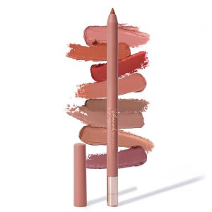 Nude Lip Liner Pencil, Automatic Waterproof Nude Pink Lipliner with Built-in Sharpener, Long Lasting Lip Liner for Lip Defining, Creamy, Soft, Highly Pigmented, Miss Victoria