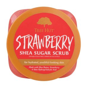 Body Scrub Strawberry Shea Sugar Exfoliating & Hydrating Body Scrub,18 oz (Pack of 1)