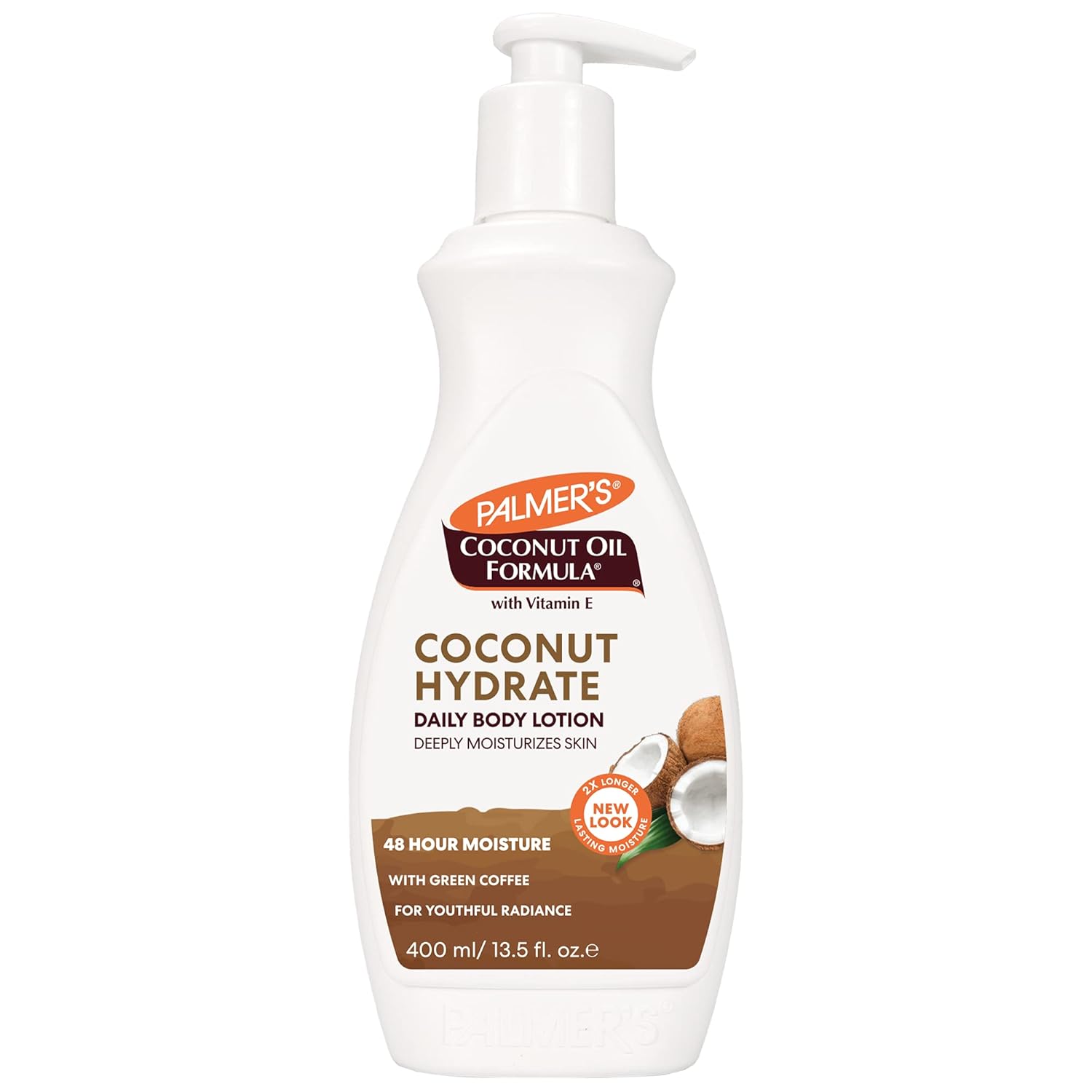 Palmer’s Coconut Oil Formula Body Lotion for Dry Skin, Hand & Body Moisturizer with Green Coffee Extract & Vitamin E, Pump Bottle, 13.5 Fl Oz (Pack of 1) Palmer’s Coconut Oil Formula Body Lotion for Dry Skin, Hand & Body Moisturizer with Green Coffee Extract & Vitamin E, Pump Bottle, 13.5 Fl Oz (Pack of 1)