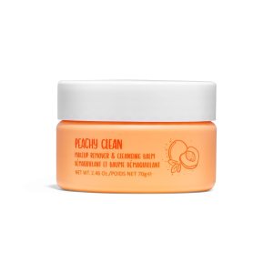 W7 Peachy Clean Face Cleansing Balm – Makeup Remover Melt With Fruit Juice – Clean Oil Free Skin