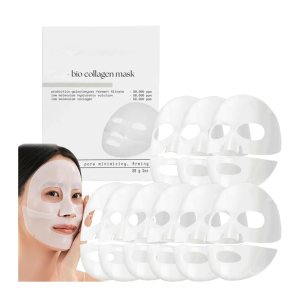 Bio-collagen Real Deep Mask Collagen Face Mask Collagen Mask Deep Collagen Anti Wrinkle Lifting Mask Bio Collagen Face Mask Bio Collagen Face Mask Overnight(9PCS)