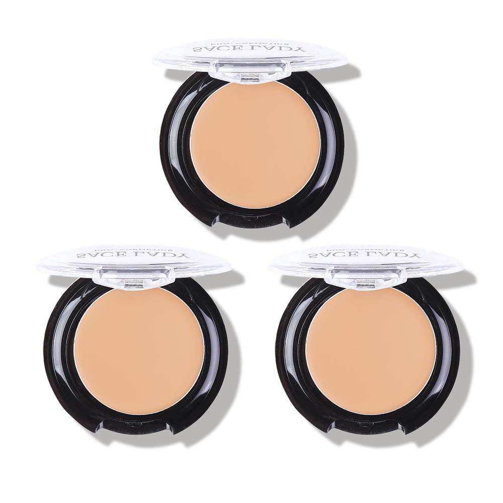 3 Pack Full Coverage Concealer Cream Makeup, Waterproof Matte Smooth Concealer Corrector for Dark Spot Under Eye Circles/Blemishes (3×5g/0.18Oz, 30 Light Natural) 3 Pack Full Coverage Concealer Cream Makeup, Waterproof Matte Smooth Concealer Corrector for Dark Spot Under Eye Circles/Blemishes (3×5g/0.18Oz, 30 Light Natural)