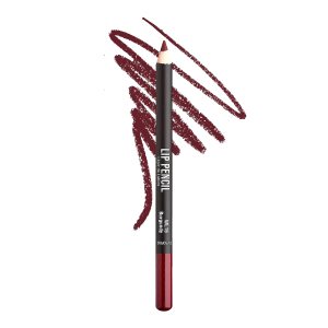 Professional Slim Lip Pencil, Creamy Soft Lip Liner, Smooth Long-Lasting Rich Lip Color, Natural Lip Makeup, Water-Resistant Lip Crayon (Deep Cherry)