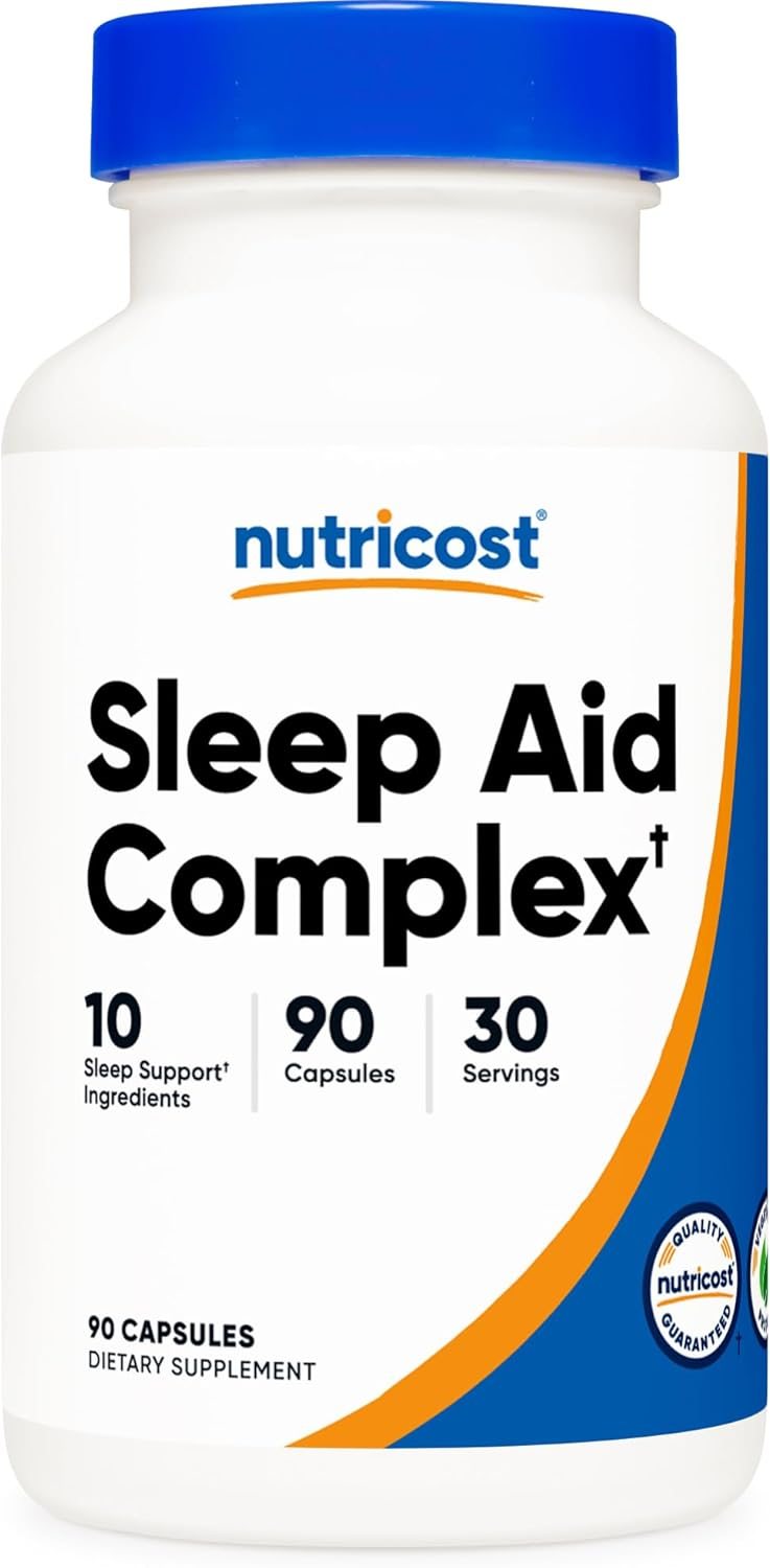Nutricost Sleep Aid Complex 1330mg Serving (90 Capsules) Nutricost Sleep Aid Complex 1330mg Serving (90 Capsules)