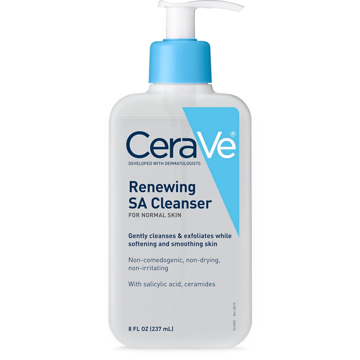 CeraVe SA Cleanser | Salicylic Acid Cleanser with Hyaluronic Acid, Niacinamide & Ceramides| BHA Exfoliant for Face | Fragrance Free Non-Comedogenic | 8 Ounce CeraVe SA Cleanser | Salicylic Acid Cleanser with Hyaluronic Acid, Niacinamide & Ceramides| BHA Exfoliant for Face | Fragrance Free Non-Comedogenic | 8 Ounce