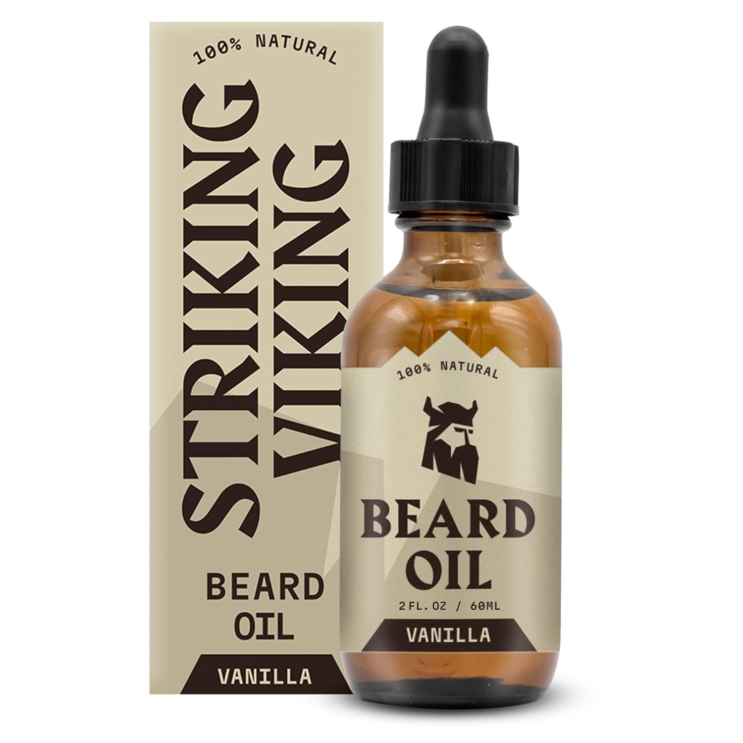Striking Viking Vanilla Beard Oil for Men – Naturally Derived Beard Conditioner & Oils with Argan & Jojoba Beard Oils – Beard Softener & Beard Moisturizer for Men Beard Growth & Care (Vanilla, 2 Oz) Striking Viking Vanilla Beard Oil for Men – Naturally Derived Beard Conditioner & Oils with Argan & Jojoba Beard Oils – Beard Softener & Beard Moisturizer for Men Beard Growth & Care (Vanilla, 2 Oz)
