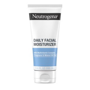 Neutrogena Fragrance Free Daily Facial Moisturizer, Face & Neck Moisturizer for Sensitive Skin with Vitamin B3, Pro-Vitamin B5 & Vitamin E Supports Skin’s Dynamic Barrier, 3.4 fl. oz
