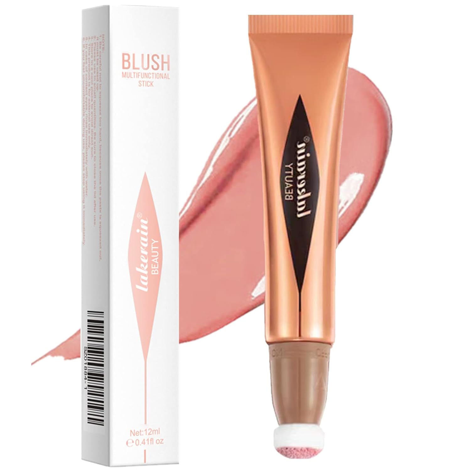 Go Ho Liquid Blush Beauty Wand,Soft Cream Blush Makeup,Liquid Blush for Cheeks Contouring with Cushion Applicator,Easy to Blend & Long Lasting & Smooth Natural Dewy Finish,01# Bliss Pink Blush Liquid Go Ho Liquid Blush Beauty Wand,Soft Cream Blush Makeup,Liquid Blush for Cheeks Contouring with Cushion Applicator,Easy to Blend & Long Lasting & Smooth Natural Dewy Finish,01# Bliss Pink Blush Liquid