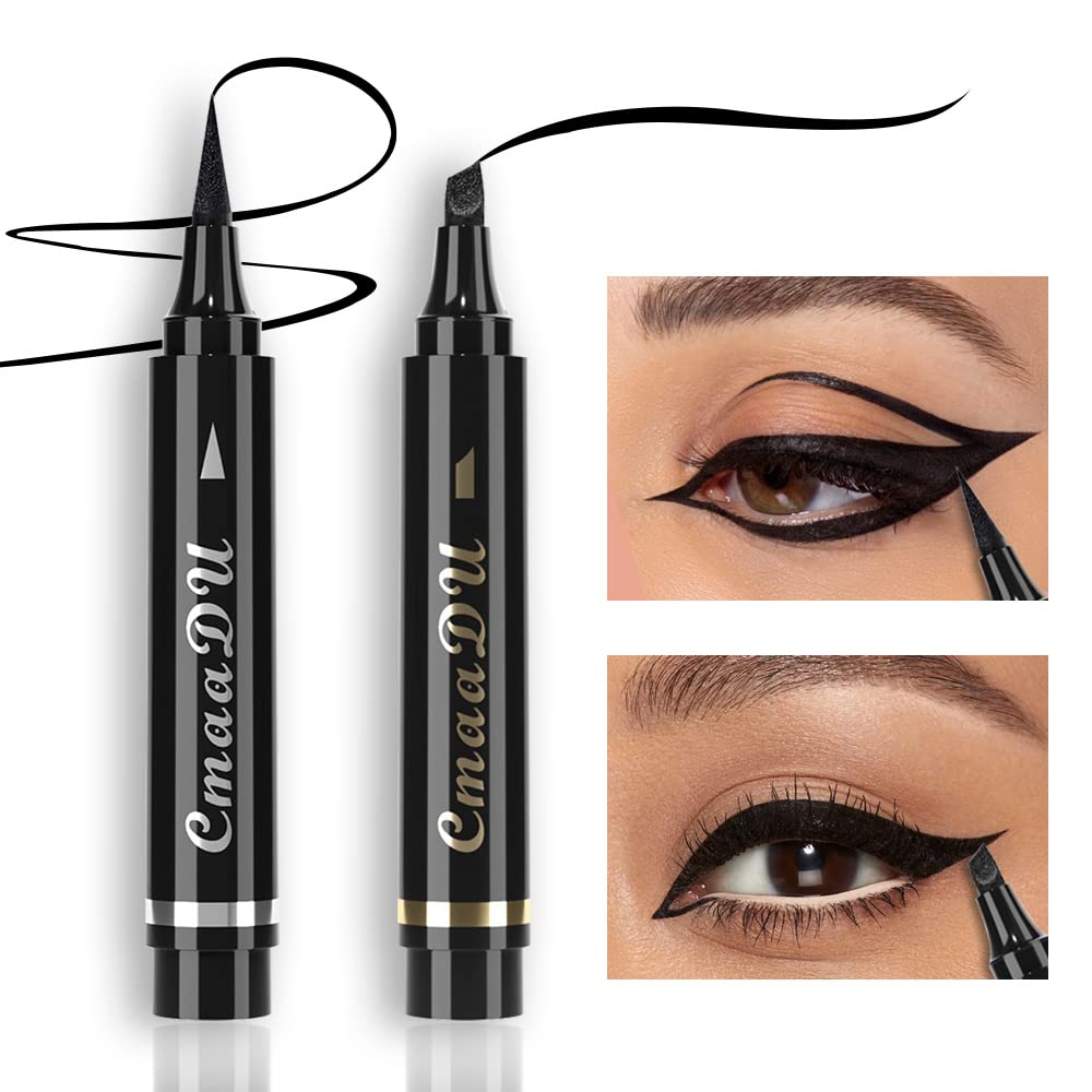 AMY’S DIARY 2 Pcs Waterproof Eyeliner Pen Super Slim&Thick Black Professional Makeup Liquid Eye Liner Pencil Long Lasting for Women(C1) AMY’S DIARY 2 Pcs Waterproof Eyeliner Pen Super Slim&Thick Black Professional Makeup Liquid Eye Liner Pencil Long Lasting for Women(C1)