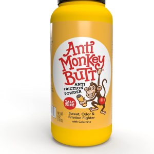 Anti Monkey Butt | Body Powder with Calamine | Sweat, Odor and Friction Fighter | 6 Ounces