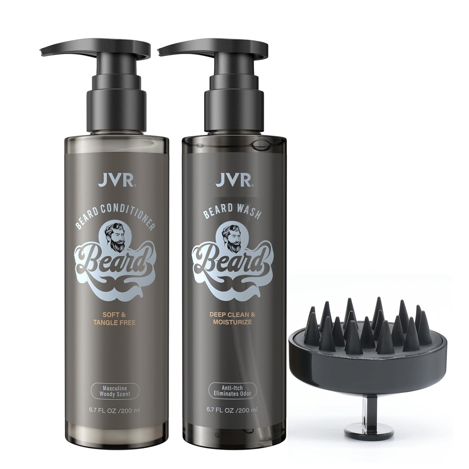 Beard Wash and Beard Conditioner for Men, Beard Shampoo Cleanse and Reduces Frizz, Soften & Strengthens, Organic with Coconut, Aloe, Provides Shine for Dry & Coarse Beards, Beard Care (6.7oz) Beard Wash and Beard Conditioner for Men, Beard Shampoo Cleanse and Reduces Frizz, Soften & Strengthens, Organic with Coconut, Aloe, Provides Shine for Dry & Coarse Beards, Beard Care (6.7oz)