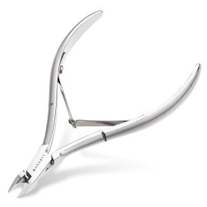 Makartt Cuticle Nipper, Full Jaw Nail Cuticle Trimmer Extremely Sharp Cuticle Cutter Nail Care Cuticle Kit for Manicure Home Salon Use (Silver, Pack of 1)