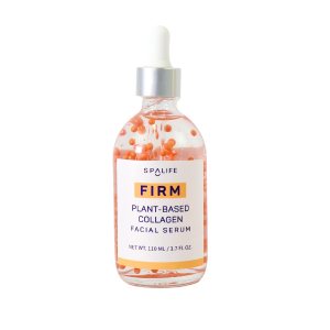 SpaLife FIRM Plant-Based Collagen Facial Serum 110 ml (3.7 Fl. Oz.) – Collagen Face Serum for Enhanced Firmness and Hydration, Skin Smoothing, Face Plumping,Pearl-infused, Fights Fine Lines & Wrinkles