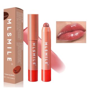 Tinted Moisturizing Lip Balm Plumper Lipstick Long Lasting Hydrating Lip Moisturizer, Natural Shine Glossy Lip Balm, Lightweight Soft Lip Color Balm, Vegan Lip Butter Chapstick Lip Care for Women(03#)