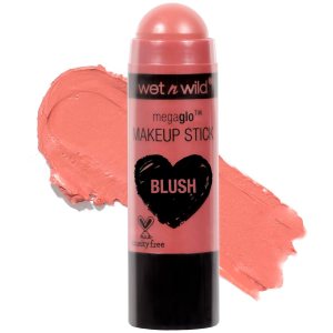 wet n wild MegaGlo Makeup Stick, Buildable Color, Versatile Use, Cruelty-Free & Vegan – Pink Floral Majority