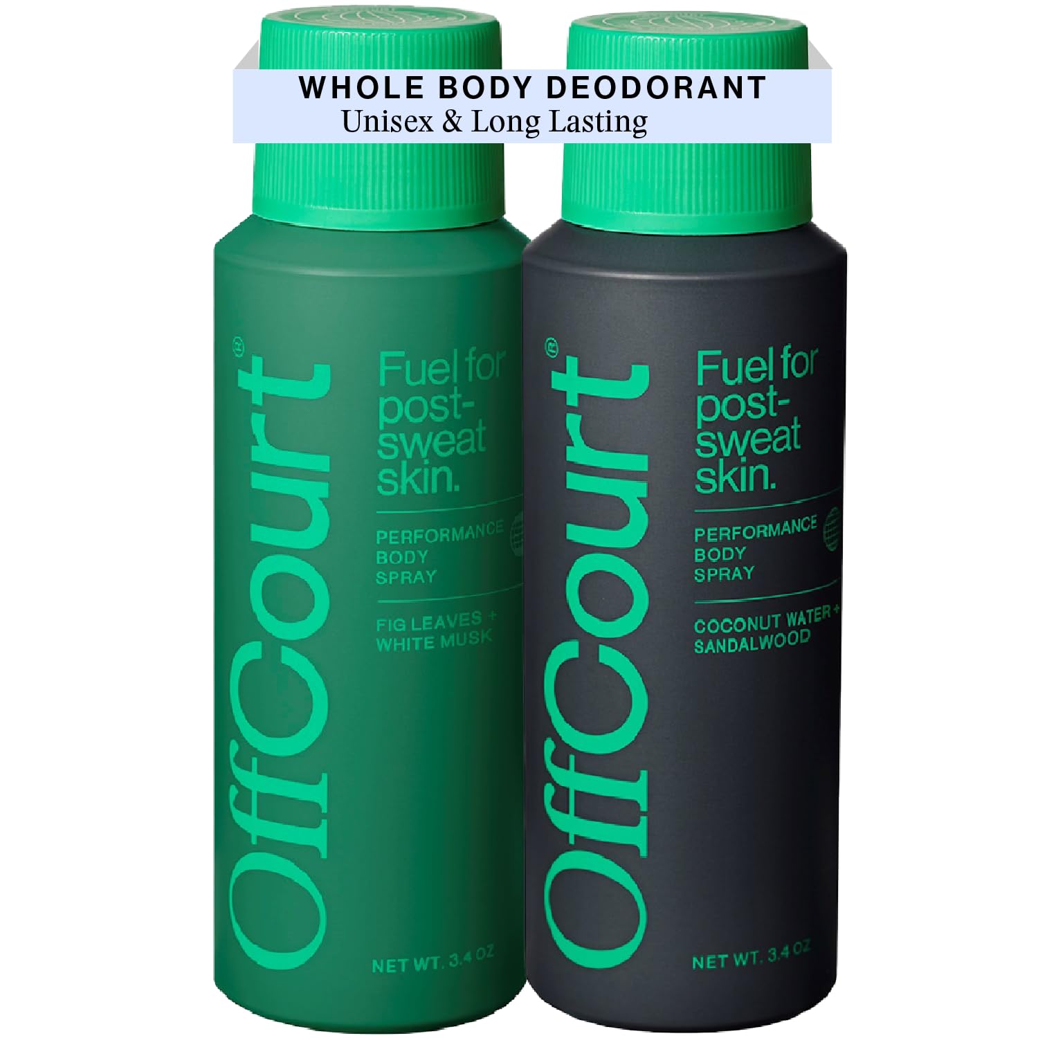 OffCourt – Natural Deodorant Body Spray for Men and Women – Aluminum Free – Whole Body Deodorant for Women and Men – Variety Pack of Sandalwood and Fig Leaves Scents, 3.4 Ounce (Pack of 2) OffCourt – Natural Deodorant Body Spray for Men and Women – Aluminum Free – Whole Body Deodorant for Women and Men – Variety Pack of Sandalwood and Fig Leaves Scents, 3.4 Ounce (Pack of 2)