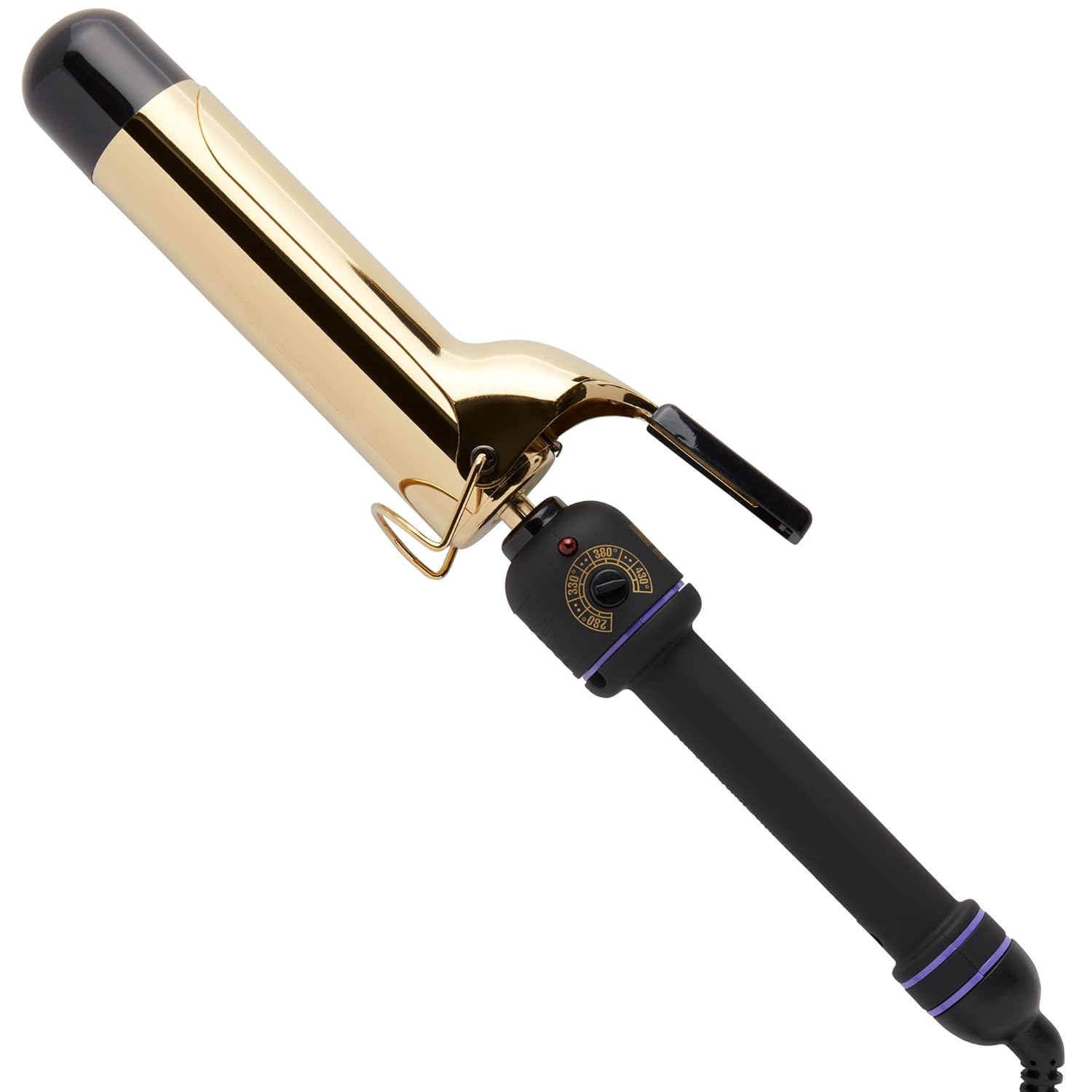 HOT TOOLS Pro Signature Gold Curling Iron | Long-Lasting, Defined Curls, (1-1/2 in) HOT TOOLS Pro Signature Gold Curling Iron | Long-Lasting, Defined Curls, (1-1/2 in)