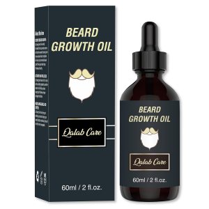 Beard Oil for Men, for Beard Care and Beard Growth, 100% Natural Organic Ingrediants, 2fl oz/60ml, Grey