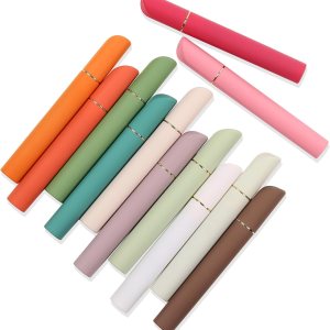 COLNK Highlighters Assorted Colors,12 Counts of Aesthetic Highlighter Pen Set,Soft Chisel Tip,Cute Highlighters Mild Colors with Retro Barrel for color-coding