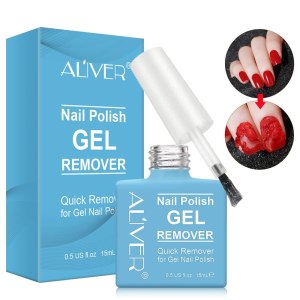 Professional Gel Nail Polish Remover, Remove Gel Nail Polish In 3-5 Minutes for Nails No Need Tin Foil Don’t Hurt Nails, Non-Irritating, 15ml