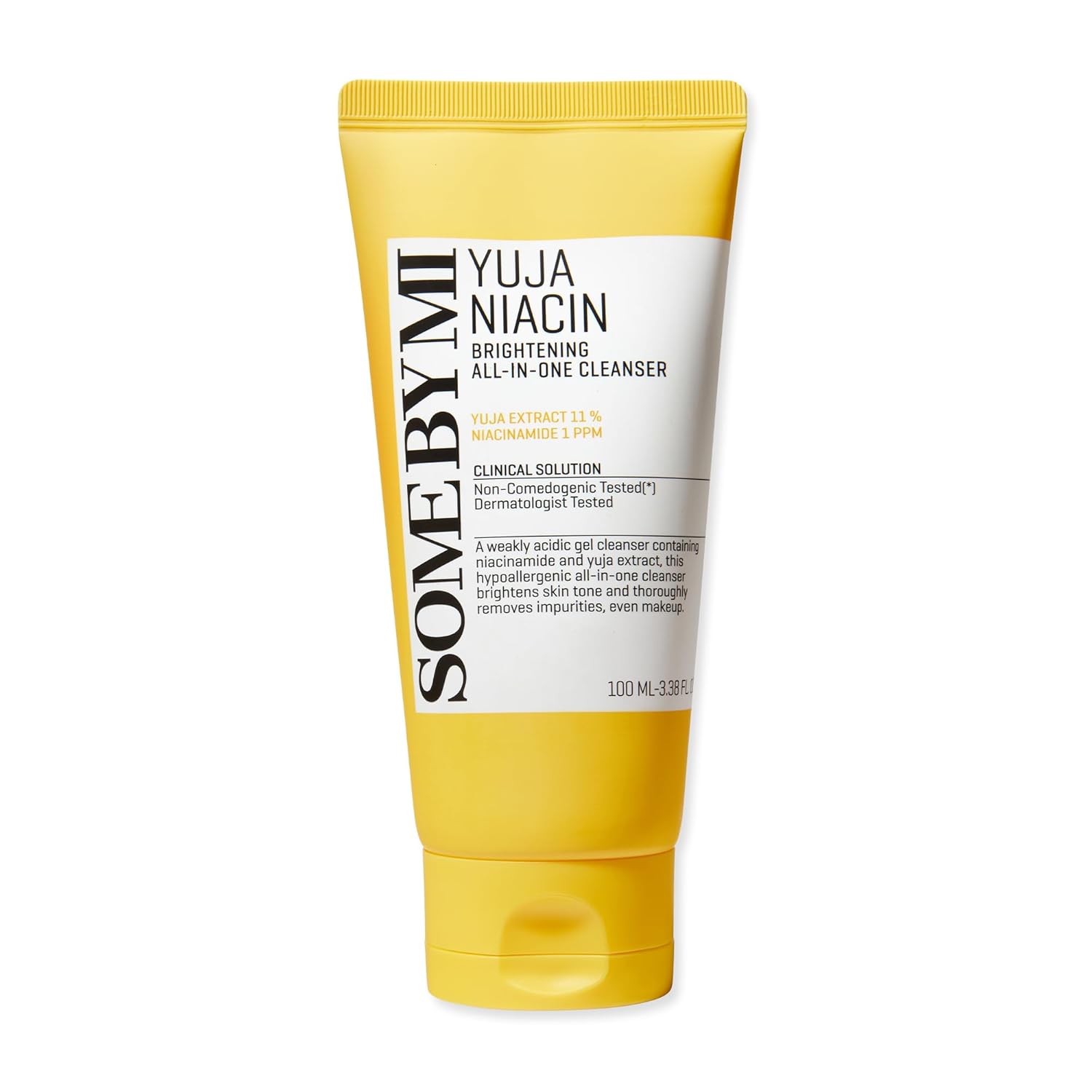 SOME BY MI Yuja Niacin Brightening All in One Cleanser – 3.38Oz, 100ml – Mild Daily Face Wash for Dull-Looking Skin – Low pH Formula with No Skin Irritation – Pore and Sebum Care – Korean Skin Care SOME BY MI Yuja Niacin Brightening All in One Cleanser – 3.38Oz, 100ml – Mild Daily Face Wash for Dull-Looking Skin – Low pH Formula with No Skin Irritation – Pore and Sebum Care – Korean Skin Care