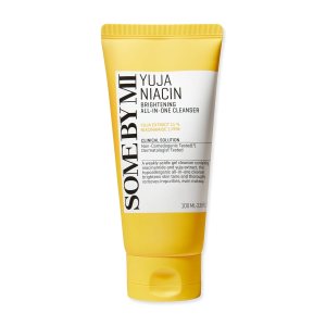 SOME BY MI Yuja Niacin Brightening All in One Cleanser – 3.38Oz, 100ml – Mild Daily Face Wash for Dull-Looking Skin – Low pH Formula with No Skin Irritation – Pore and Sebum Care – Korean Skin Care