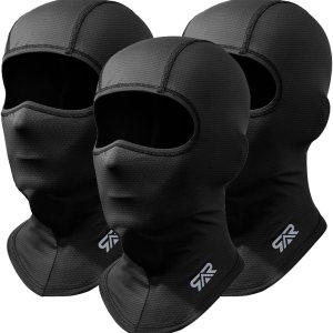 3 Pieces Balaclava Face Mask Breathable Sun Protection Motorcycle Outdoor Sport Full Face Cover for Men and Women