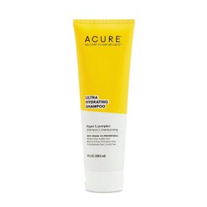 Acure Shampoo 100% Vegan, Ultra Hydrating Moisture & Omega Fatty Acids, , Yellow Argan Oil & Pumpkin, 8 Fl Oz