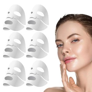 Bio-Collagen Real Deep Mask, Skinqueen Deep Collagen Anti Wrinkle Lifting Face Mask, Bio Collagen Facial Masks Deep Hydrating Firming Overnight – Pack of 6