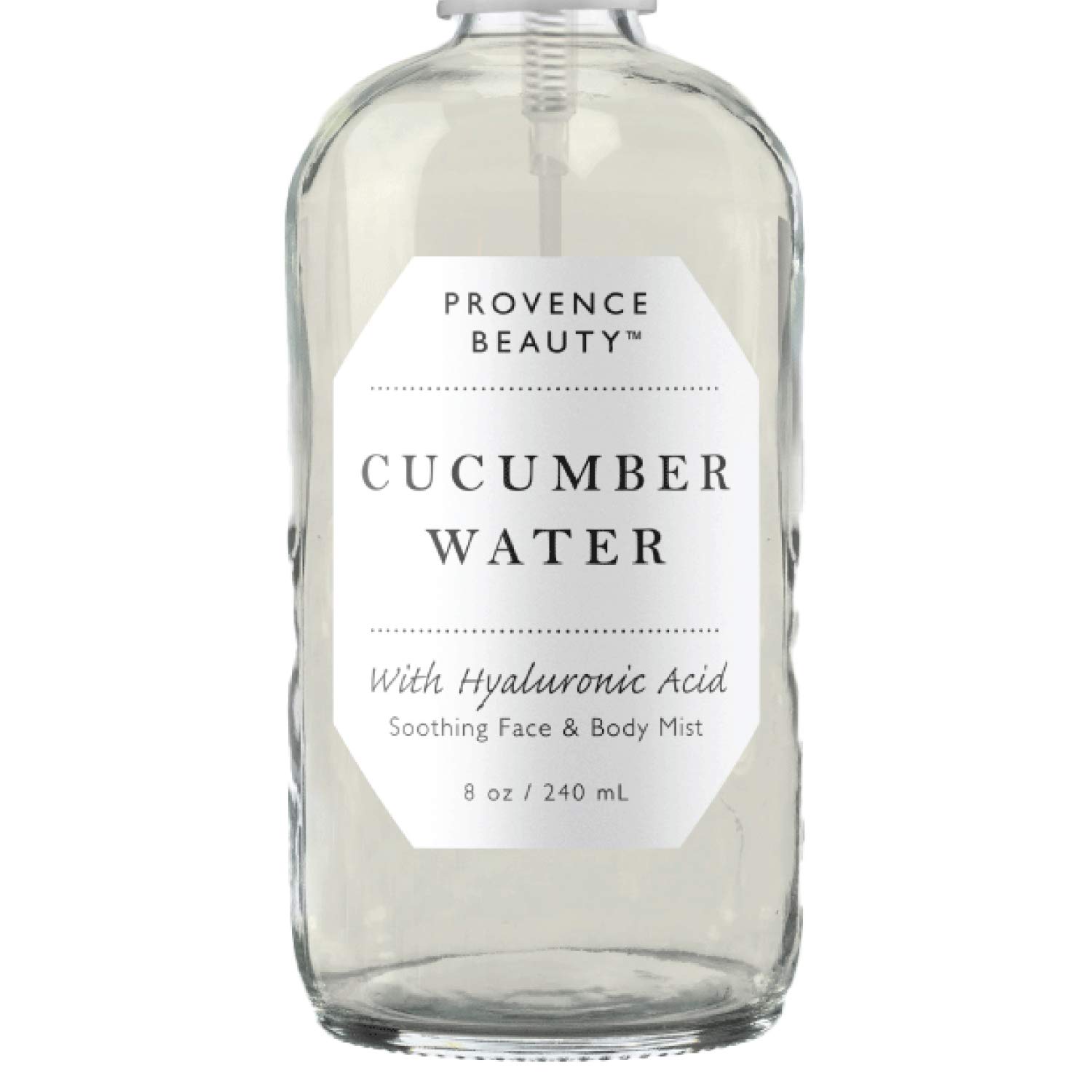 Provence Beauty | Face & Body Mist Spray – Soothing Cucumber Water With Moisturizing Hyaluronic Acid | Instant Soothing, Cooling, Conditioning | 8 FL OZ Provence Beauty | Face & Body Mist Spray – Soothing Cucumber Water With Moisturizing Hyaluronic Acid | Instant Soothing, Cooling, Conditioning | 8 FL OZ