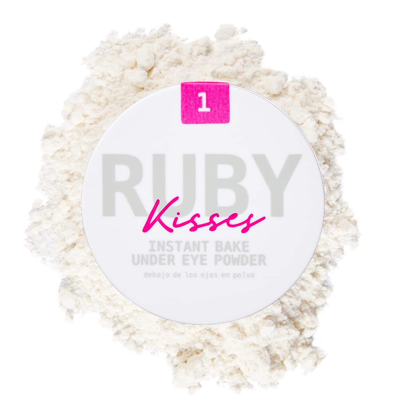 Ruby Kisses Instant Bake Undereye Powder – Vegan, Cruelty Free Powder for Brightening Eyes and Smudge-Free Makeup (Translucent) Ruby Kisses Instant Bake Undereye Powder – Vegan, Cruelty Free Powder for Brightening Eyes and Smudge-Free Makeup (Translucent)
