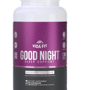 Good Night Natural Sleep Aids for Adults – 30 Day Supply (60 Capsules) – Effective Sleeping Aids with Natural Ingredients Including Melatonin, Ashwagandha, and L-Theanine
